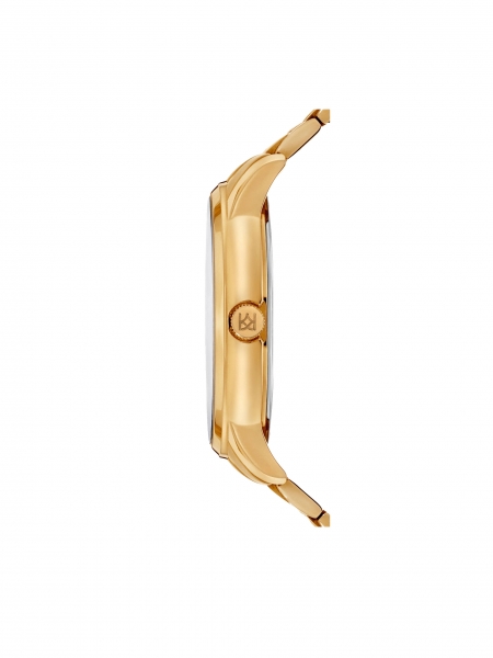 Zlaté hodinky s bordó ciferníkem 