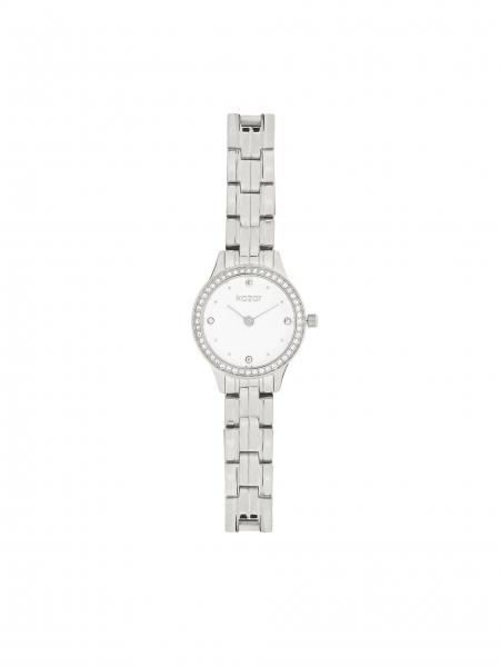 Stříbrné hodinky na tenkém náramku 