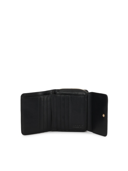 Dámská peněženka z embosované kůže v černé barvě AMALA