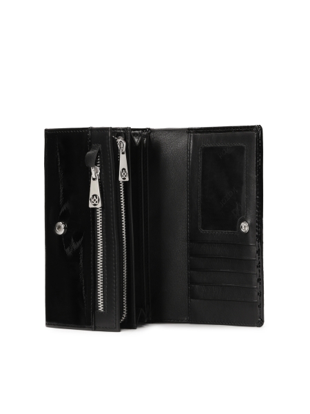 Peněženka z mačkané lakované kůže SANTI