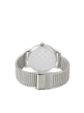 Dámské hodinky ve stříbrné barvě na síťovaném náramku 