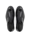 Pánské klasické černé brogues z pravé kůže REVAN