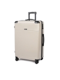 Béžová prostorná kabinová taška PC na otočných kolečkách WORLD TOUR