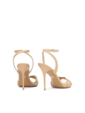 Béžové sandály s vysokým štíhlým podpatkem EVA