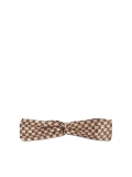 Béžová hedvábná saténová čelenka GENEVA
