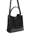 Černá kabelka se stříbrnými nýty LAURIE