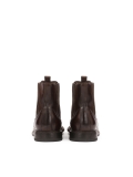 Hnědé boty Chelsea s koženou podrážkou GRANTES