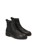 Kožené boty Chelsea se zdobenou elastickou vložkou IDDROSS