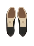 Černé kožené baleríny KS SOLEIL