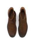 Hnědé pánské semišové boty VEKUNUS