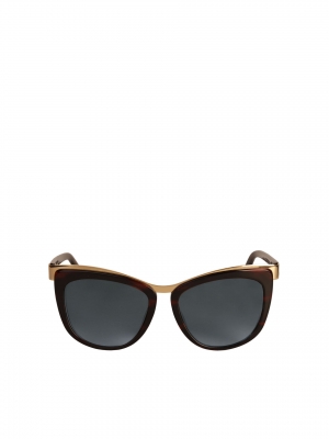 Dámské hnědé sluneční brýle