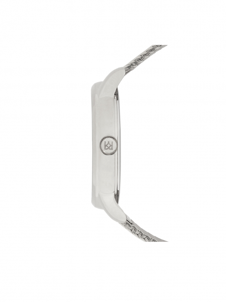 Dámské hodinky ve stříbrné barvě na síťovaném náramku 