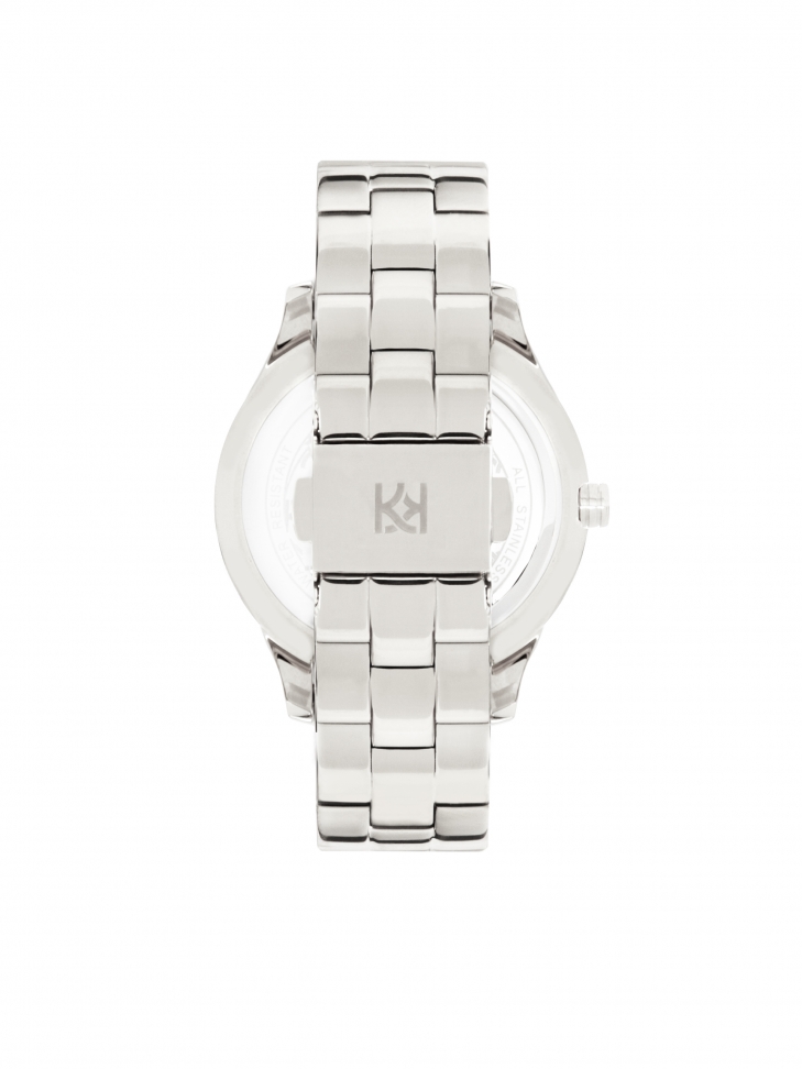 Stříbrné hodinky zdobené krystaly LADY GRACE