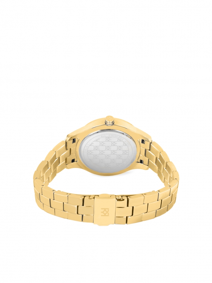 Zlaté hodinky s krystaly LADY GRACE