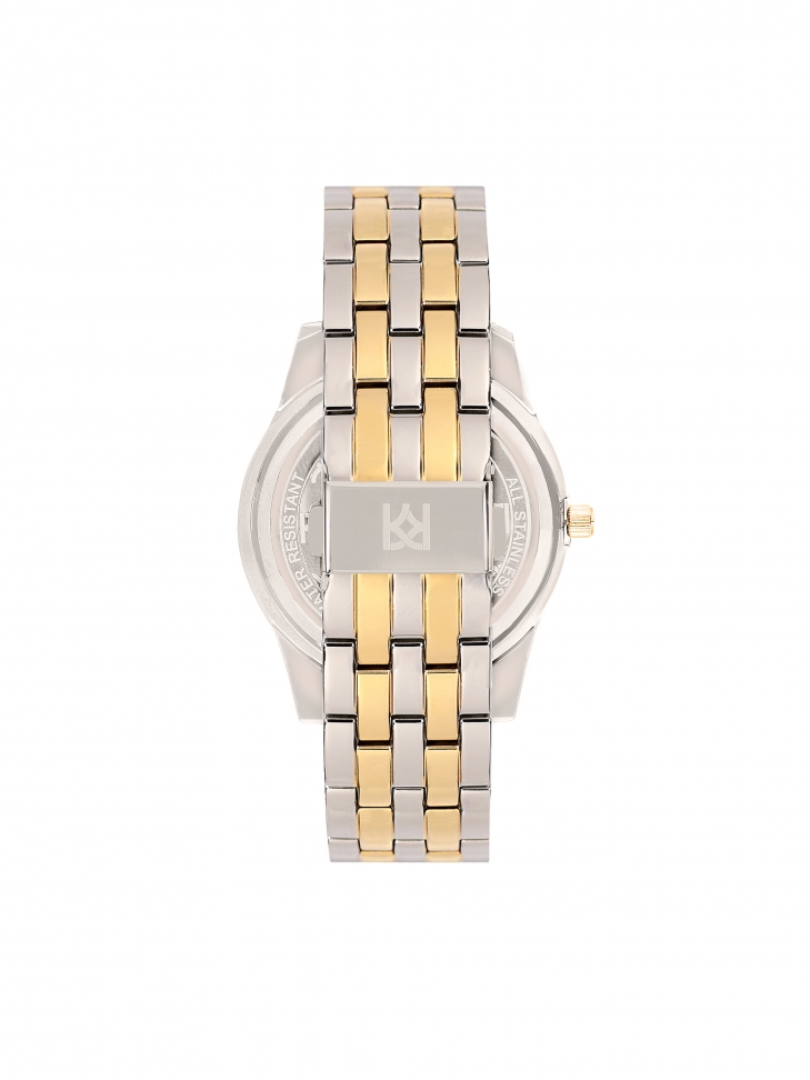 Stříbrné a zlaté hodinky zdobené zirkony 