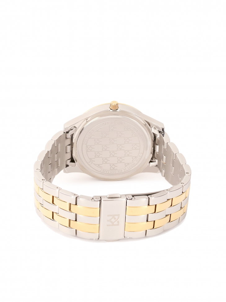 Stříbrné a zlaté hodinky zdobené zirkony 