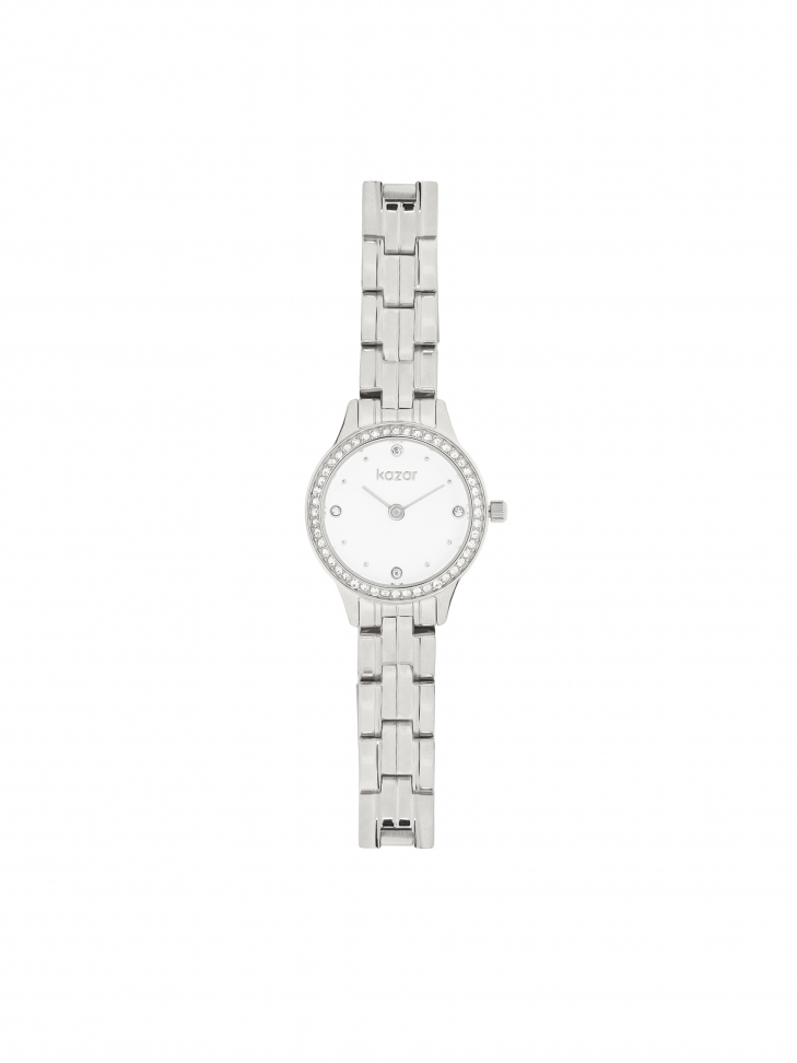 Stříbrné hodinky na tenkém náramku 