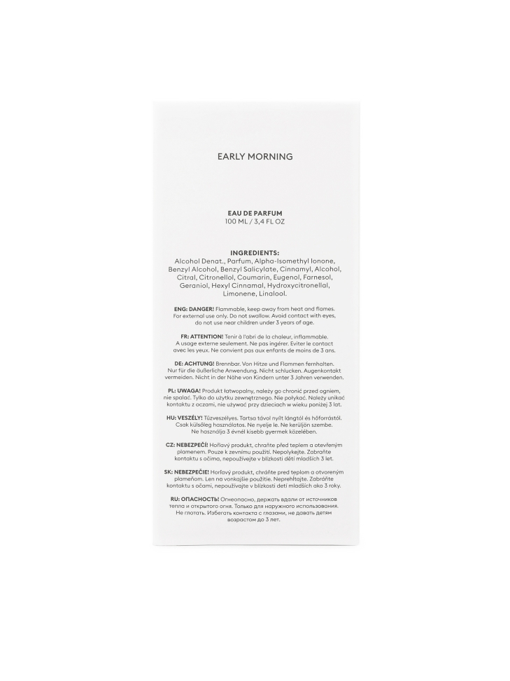 Dámská parfémovaná voda 100 ml EARLY MORNING