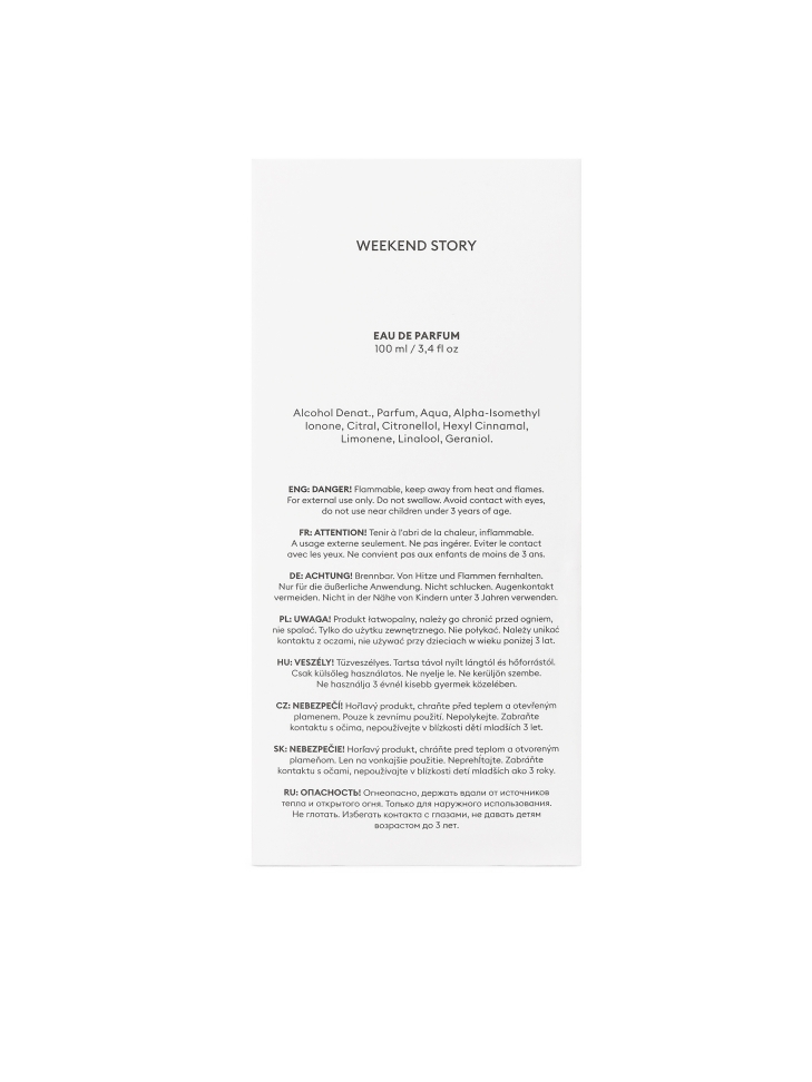 Dámská parfémovaná voda 100 ml WEEKEND STORY