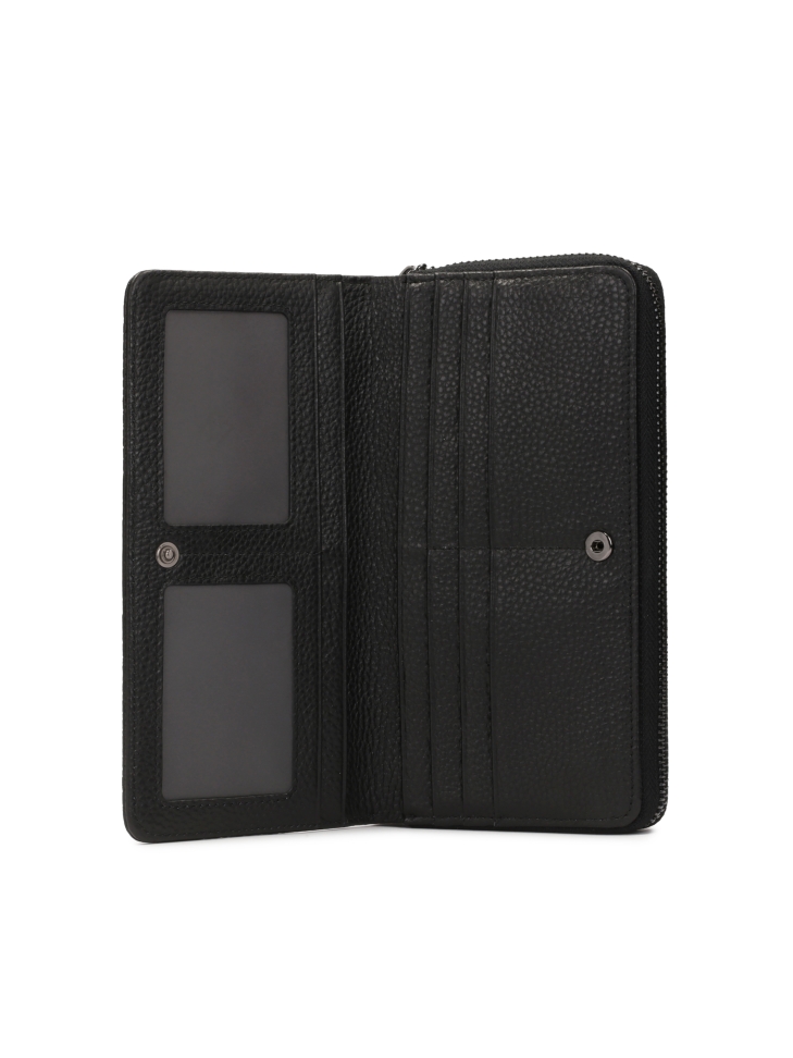 Dámská kožená peněženka s reliéfem a zapínáním na zip  ROLETTE