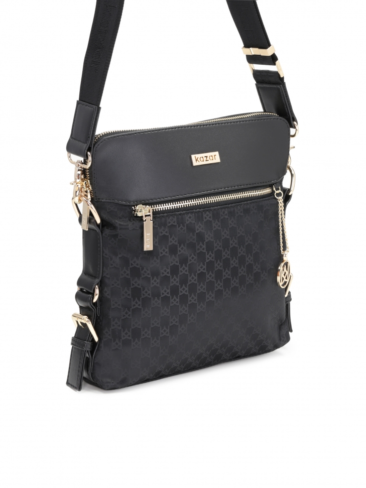 Dámská černá messenger taška LORA