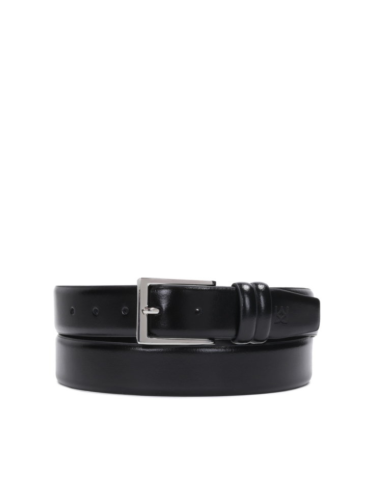 Černý pásek pro muže GAUDENTI