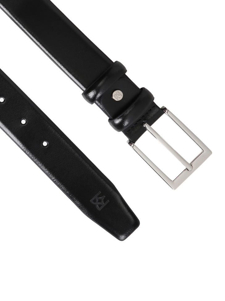 Černý pásek pro muže GAUDENTI