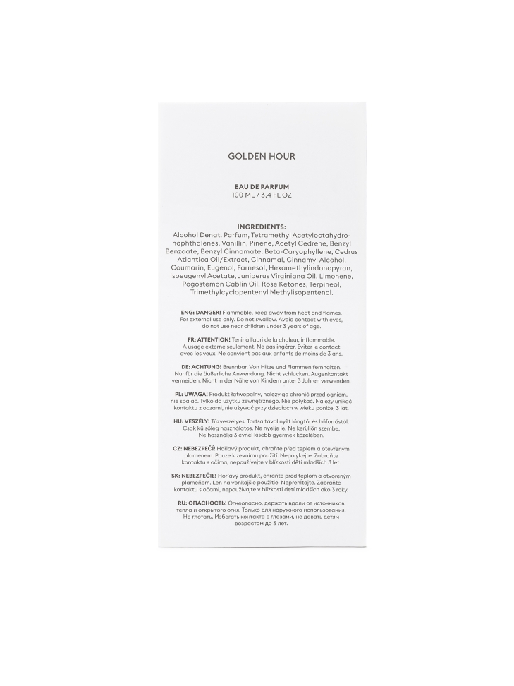 Pánská parfémovaná voda 100 ml GOLDEN HOUR