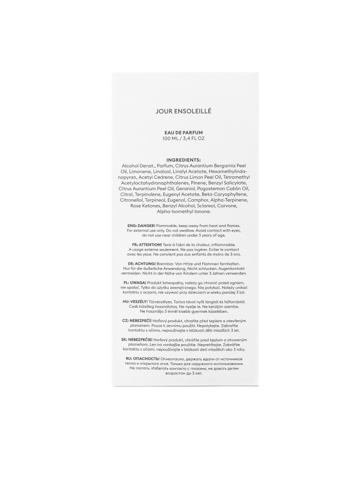 Pánská parfémovaná voda 100 ml JOUR ENSOLEILLÉ