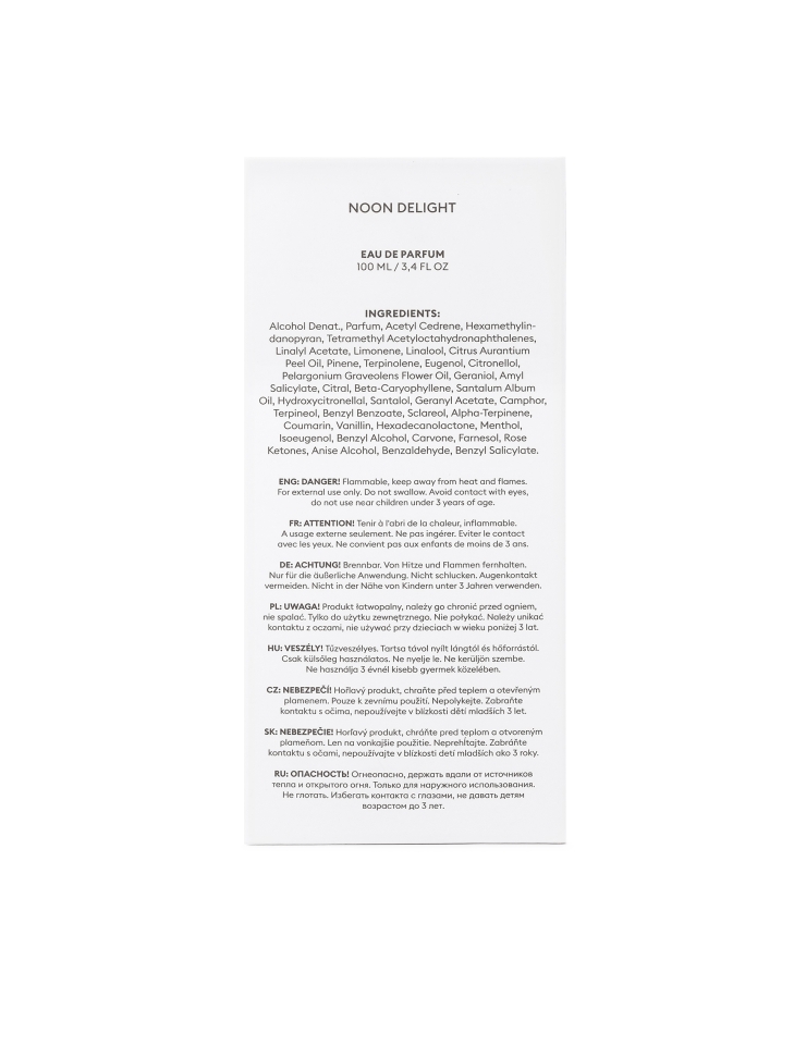 Pánská parfémovaná voda 100 ml NOON DELIGHT