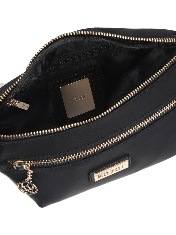 Dámská černá taška na opasek TANYA