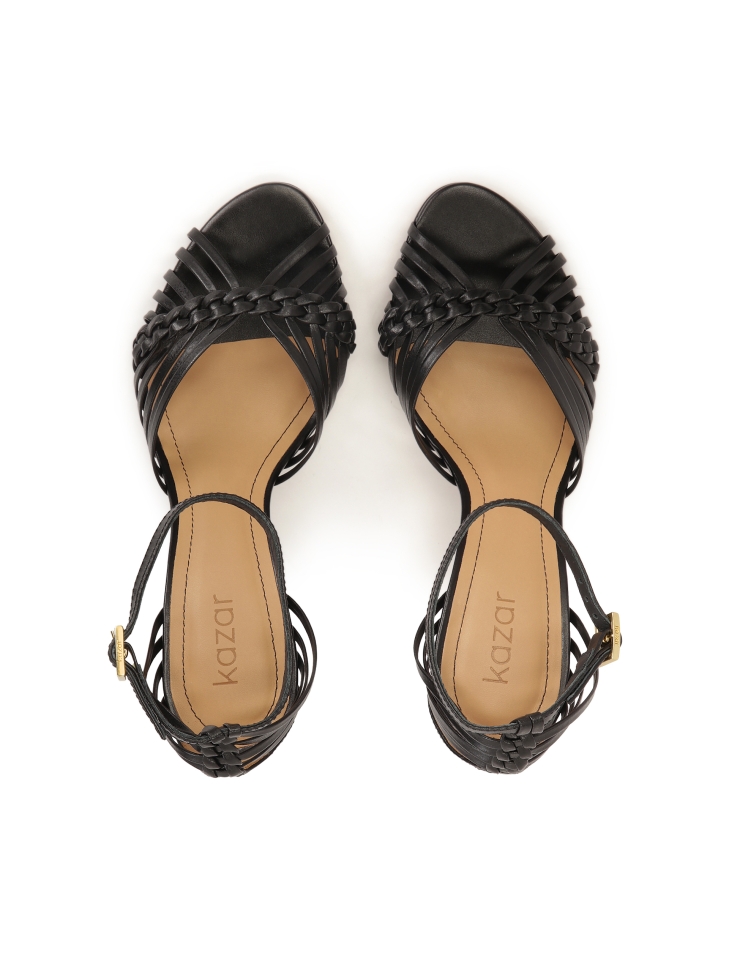 Dámské černé sandály FREESIA