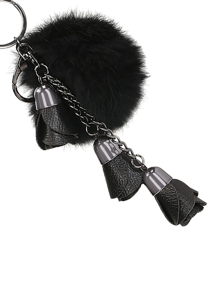 Dámská černá klíčenka EMMIE