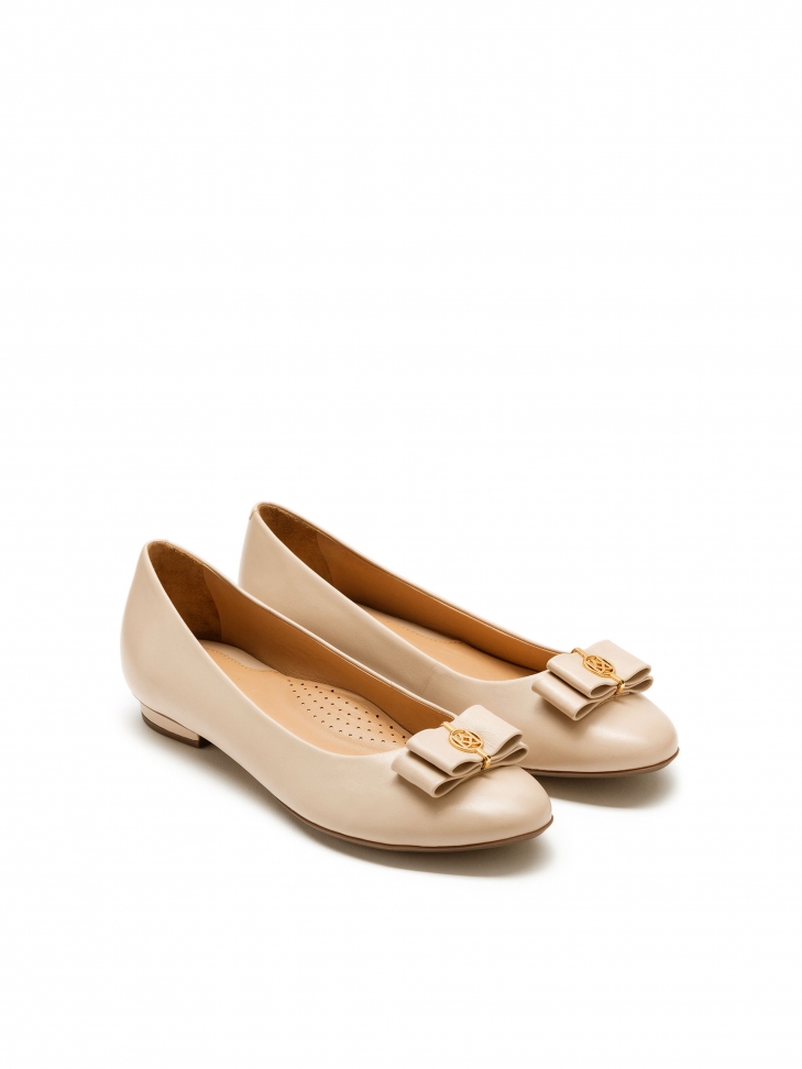 Dámské béžové baleríny NANCY