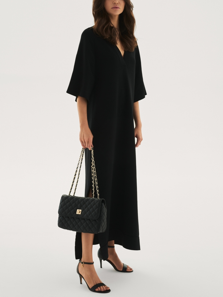 Dámské černé sandály GOLDIE