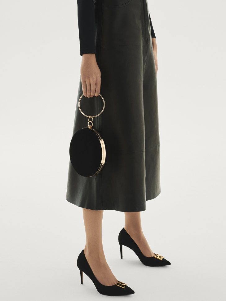 Dámská černá spojková taška NEGRA