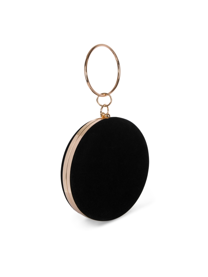 Dámská černá spojková taška NEGRA