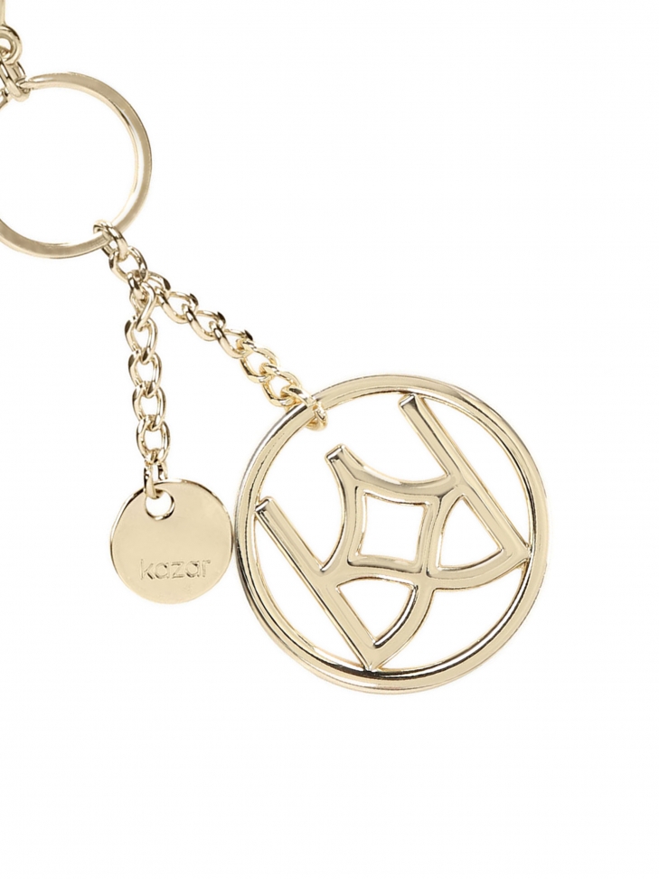 Dámský zlatý přívěsek na klíče COPE