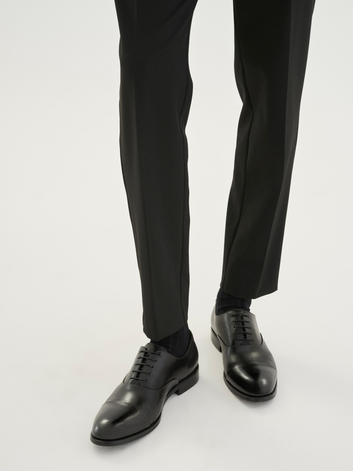 Pánské černé boty derby NIKET