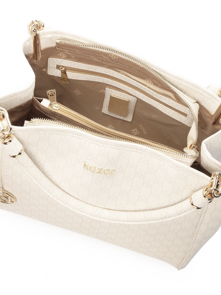 Velká městská taška přes rameno s kroužkem na klíče  JENNY