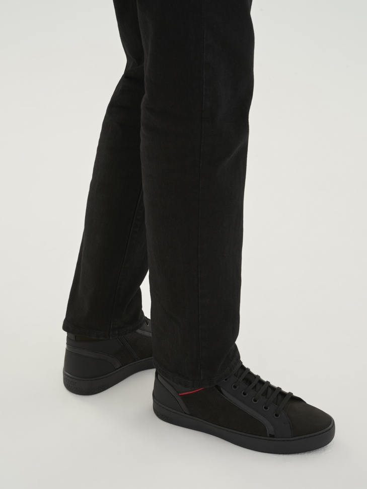 Pánské černé tenisky LEONID