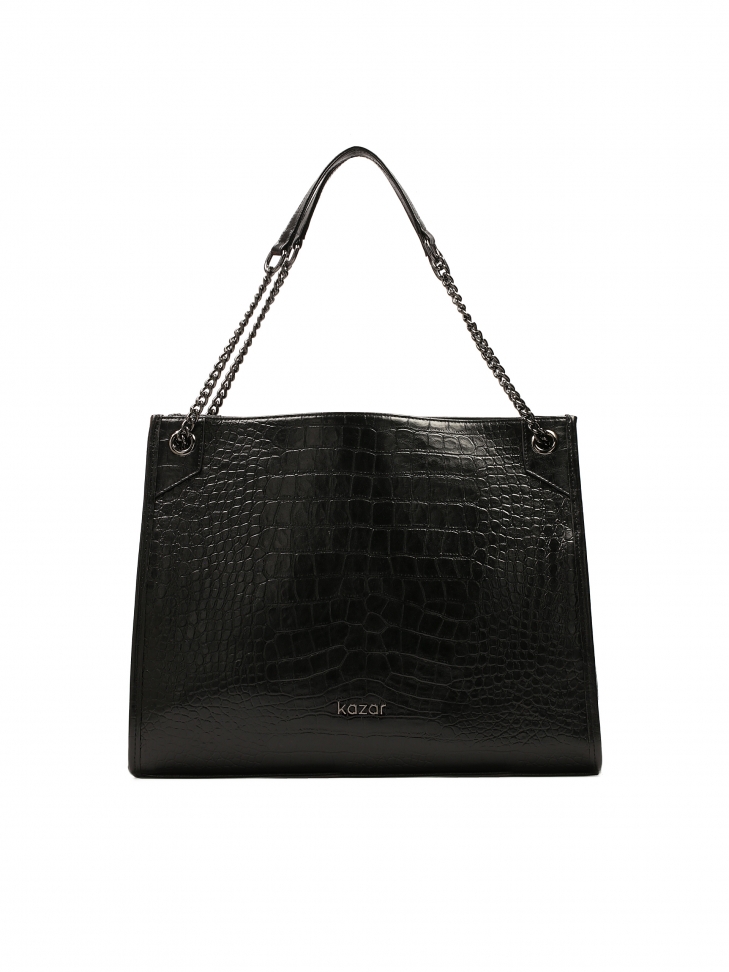 Elegantní kabelka s řetízkovými uchy  HALE