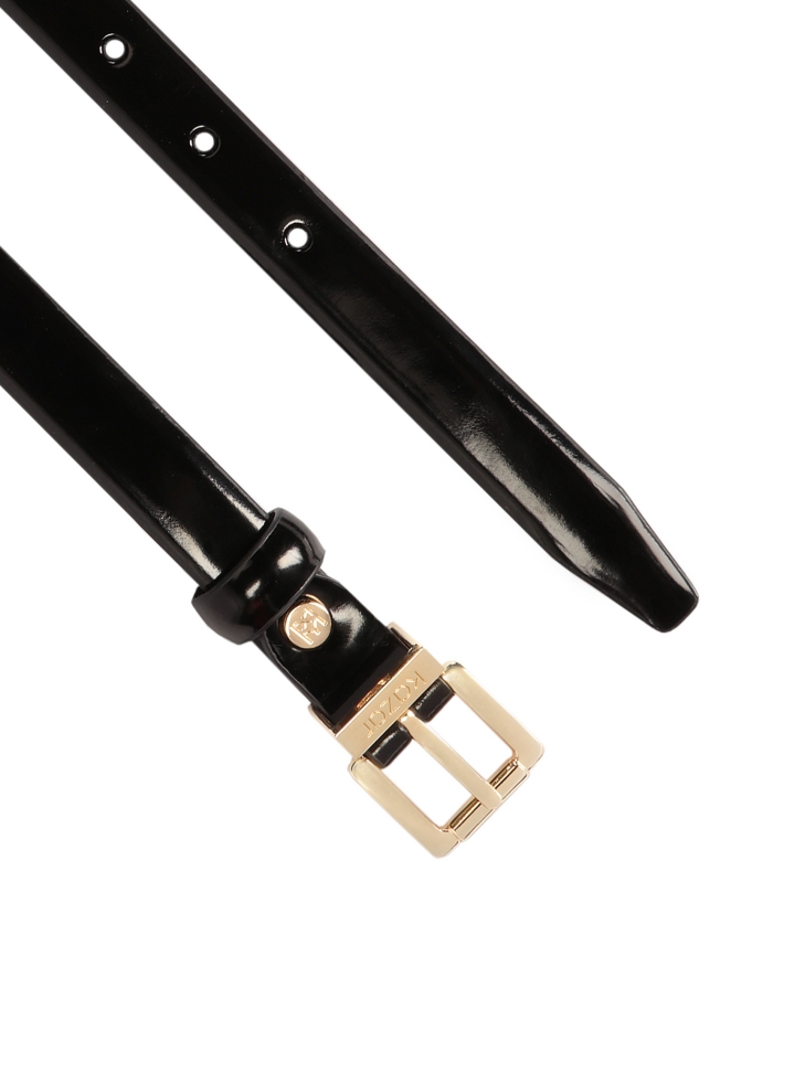 Patentovaný pásek se zlatou sponou JUANA