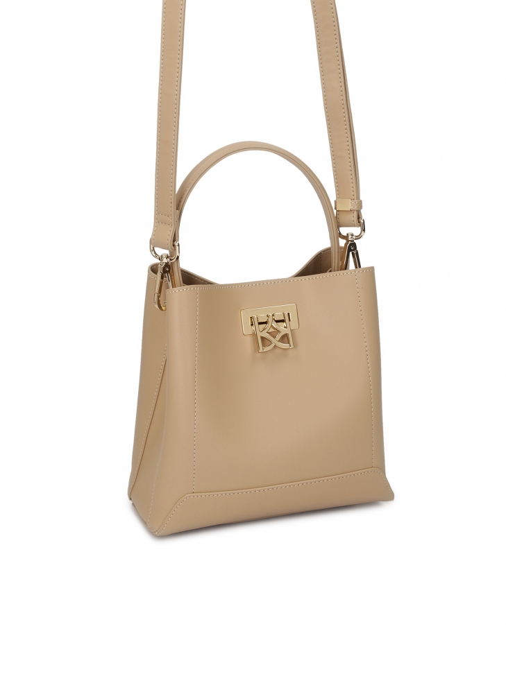 Kožená taška s velkým kovovým zapínáním LAURIE S