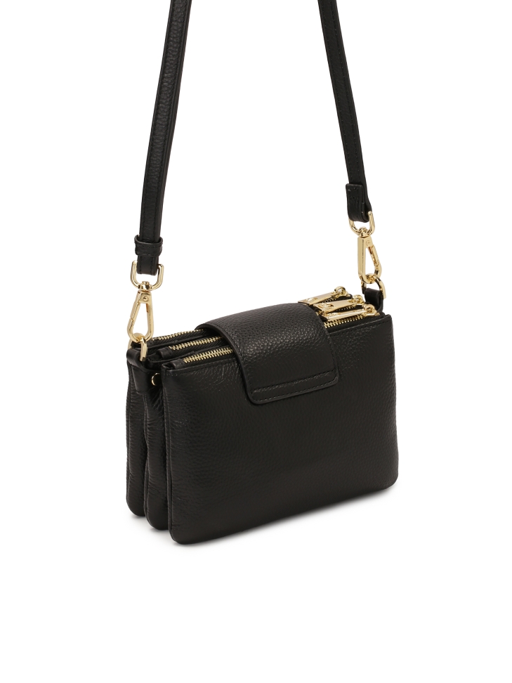 Malá tříkomorová taška na opasek DELI