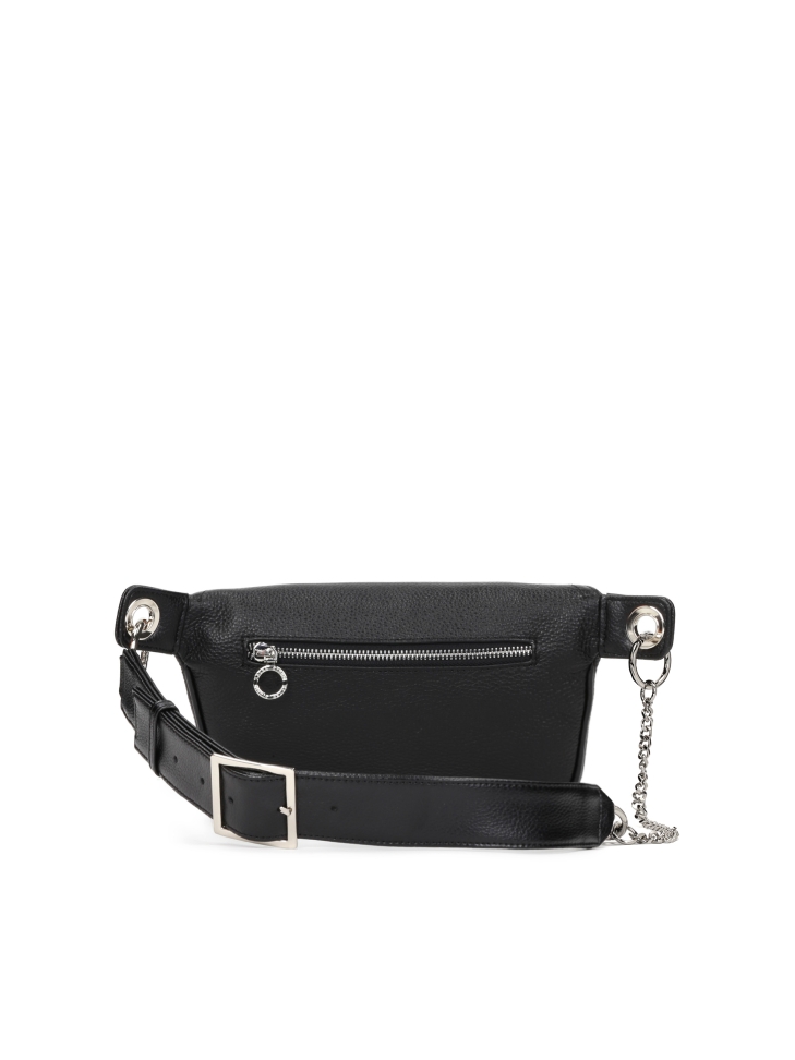 Dámská černá taška na opasek KS NOEL