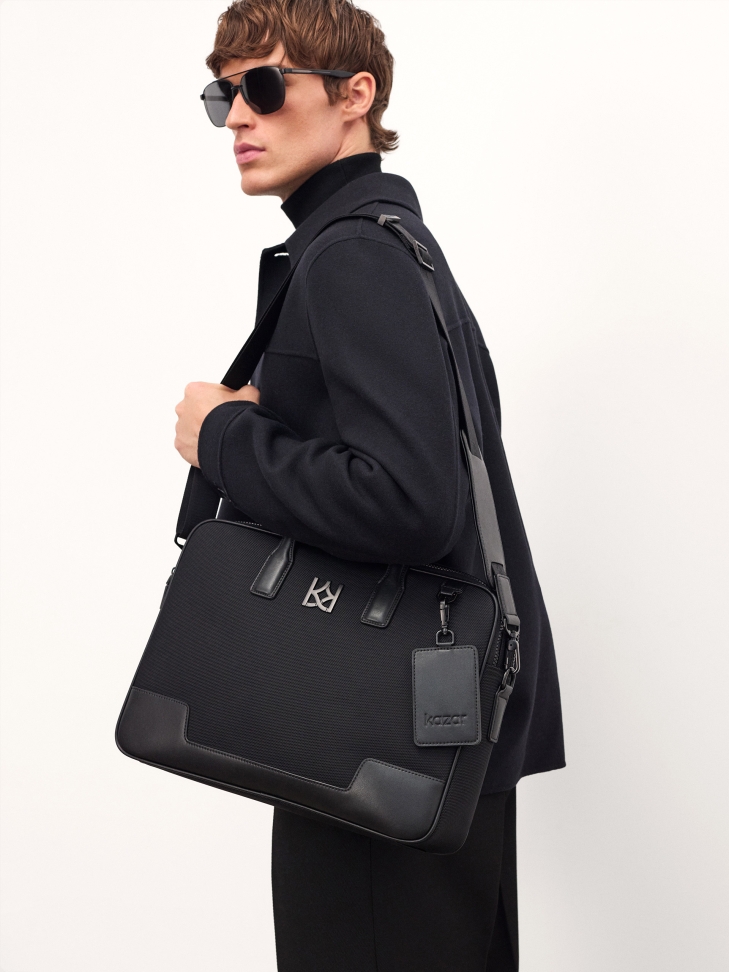 Atraktivní černé sluneční brýle Aviator CAETANO