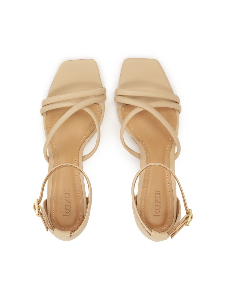 Béžové sandály v minimalistickém stylu CIRI
