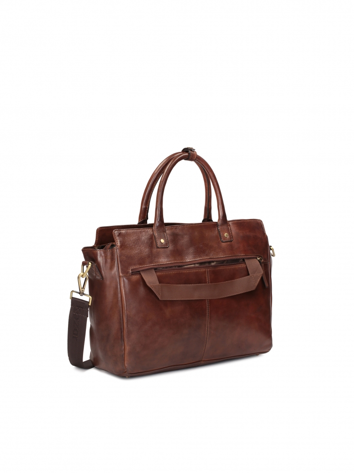 Elegantní pánská kožená taška v obchodním stylu CYPRIANUS