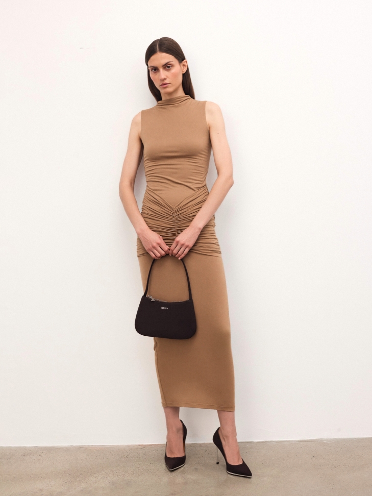 Hnědá taška přes rameno TILDA MINI